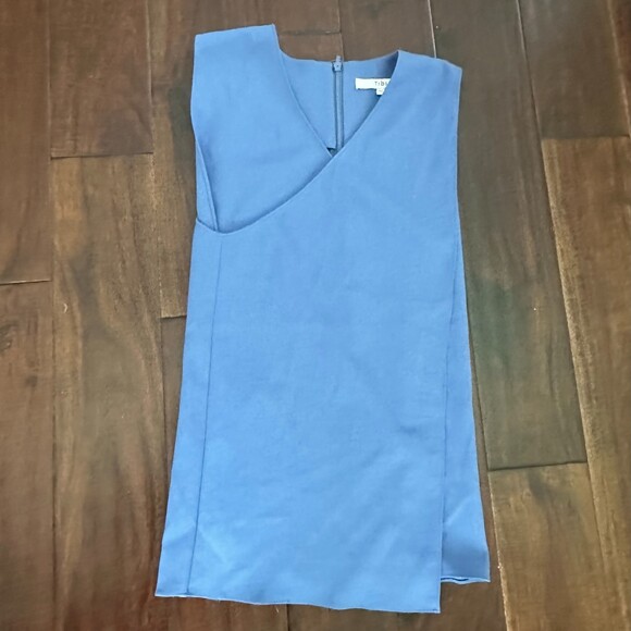 Tibi V-Neck Sleeveless Blouse Blue Size 00 Women - Picture 1 of 7